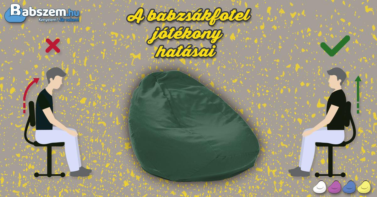 babzsákfotel - A babzsák jótékony hatásai