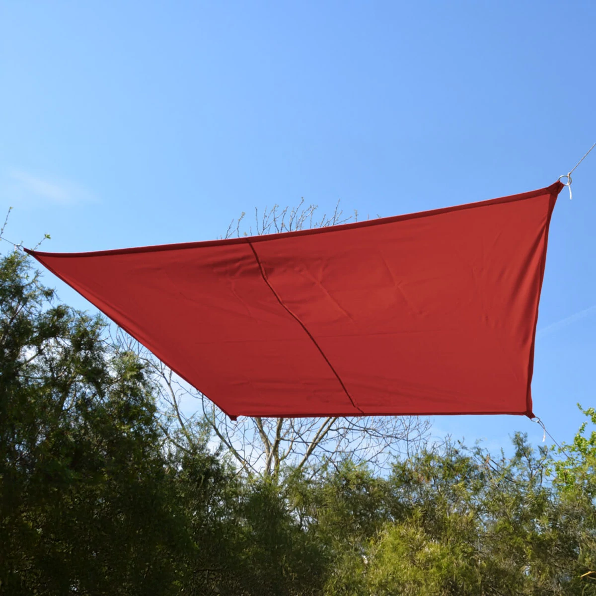 Piros napvitorla 2,9*1,9*1,6*1,6 m trapéz