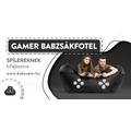 Gamer babzsákfotel - Spílereknek kifejlesztve