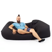 Kép 2/2 - Fekete Relax Babzsák Kanapé Huzat