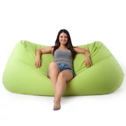 Kép 2/2 - Fűzöld Relax Babzsák Kanapé Huzat