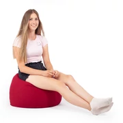 Kép 1/3 - Bordó Babzsák Puff