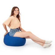 Kép 1/3 - Kék Babzsák Puff