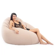 Kép 2/2 - Drapp Grandiózus Babzsákfotel Huzat Kép 2/2 - Drapp Grandiózus Babzsákfotel Huzat