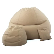 Kép 2/3 - Drapp ALL IN Grandiózus Babzsákfotel Garnitúra Kép 2/3 - Drapp ALL IN Grandiózus Babzsákfotel Garnitúra