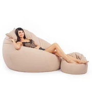 Kép 1/3 - Drapp ALL IN Grandiózus Babzsákfotel Garnitúra Kép 1/3 - Drapp ALL IN Grandiózus Babzsákfotel Garnitúra