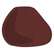 Kép 1/2 - Barna Babzsák Puff Huzat