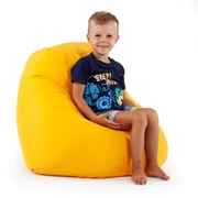 Kép 1/3 - Sárga Tini Babzsákfotel
