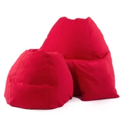 Kép 2/3 - Piros ALL IN Tini Babzsákfotel Garnitúra