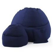 Kép 2/3 - Navy ALL IN XXL Babzsákfotel Garnitúra