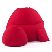 Kép 2/3 - Piros ALL IN XXL Babzsákfotel Garnitúra