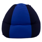 Kép 2/3 - Fekete - Kék Bicolor XXL Babzsákfotel