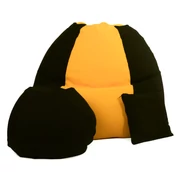 Kép 2/3 - Fekete - Sárga ALL IN Bicolor XXL Babzsákfotel Garnitúra Kép 2/3 - Fekete - Sárga ALL IN Bicolor XXL Babzsákfotel Garnitúra