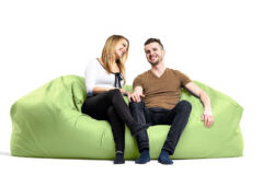Fűzöld Relax babzsák kanapé
