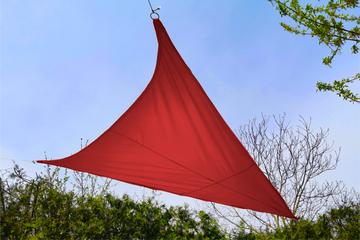 Piros napvitorla 3,2*3,2*2,6m háromszög