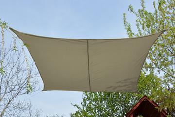 Drapp napvitorla 2,6*2,6m négyszög