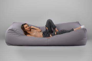 Szürke Komfort babzsák ágy