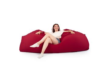 Bordó Relax babzsák kanapé
