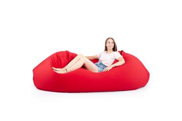 Piros Relax babzsák kanapé