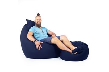 Navy ALL IN XXL babzsákfotel garnitúra
