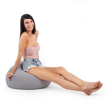 Szürke Babzsák Puff