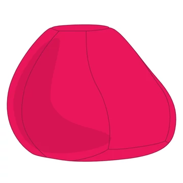 Magenta Babzsák Puff Huzat