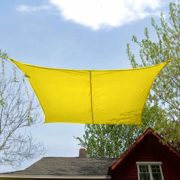 Sárga napvitorla 2,6*2,6m négyszög