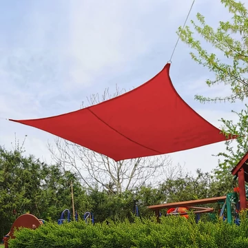 Piros napvitorla 4*4m négyszög