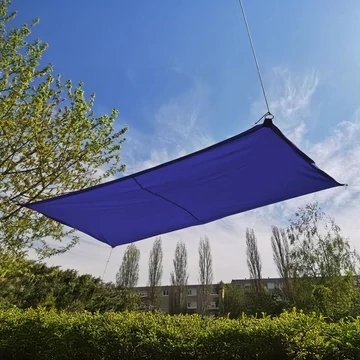 Királykék napvitorla 2,9*2m téglalap
