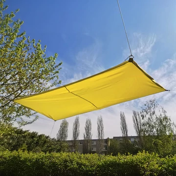 Sárga napvitorla 2,9*2m téglalap