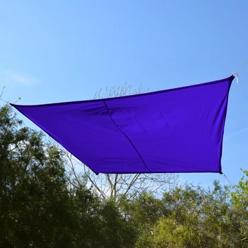 Királykék napvitorla 2,9*1,9*1,6*1,6 m trapéz