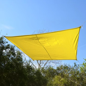 Sárga napvitorla 2,9*1,9*1,6*1,6 m trapéz